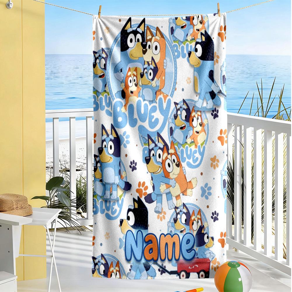 Easter Egg Hunt Adventure Personalized Text Beach Towel Soft Durable Quick-Dry Suitable for Sports Travel Swimming Yoga Bathroom Beach And Pool
