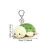 Soft Ocean Animal Keychain Small Turtle Kawaii Fluffy Whale Keyring Collection Octopus Press Sound Pendant Birthday Gift