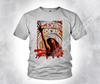 Vintage EVIL DEAD V7 T-Shirt Tee Old Style Men Unisex Sport Heather Gray DTG Print Sizes S M L Xl 2x 3x 4x 5x