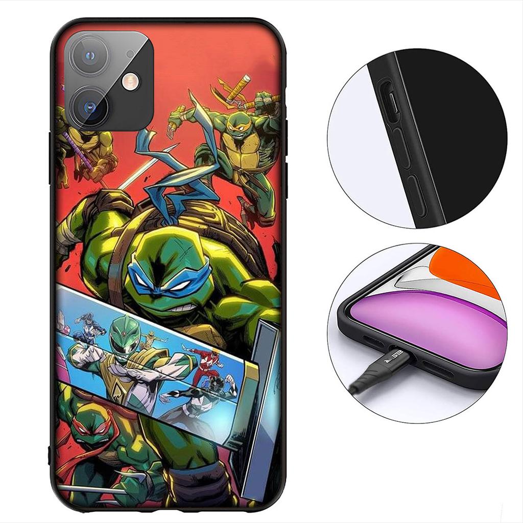 N-Ninjas Cartoon T-Turtles Phone Case for Motorola Moto E13 E20 E32 E22 E14 E15 G32 G60 G72 G7 G8 G82 G9 Plus Power Cover Casing