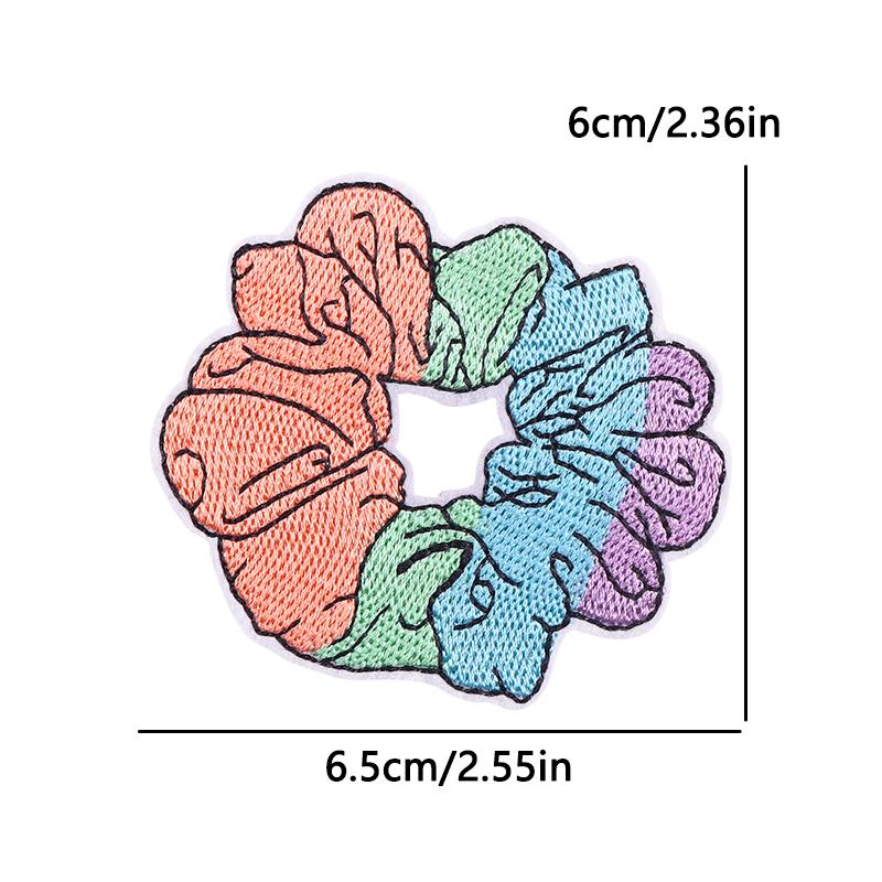 Lips Love Heart Patch Cartoon Embroidery Patch DIY Iron On Patches For Clothing Thermoadhesive Patches On Clothes Sewing Sticker