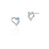 Серьги из белого золота 10 карат 151636153229 canal4℃ (Канал 4℃) (РГ)