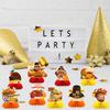 9 Pcs Autumn Thanksgiving Honeycomb Centerpiece 3D Honeycomb Fall Decoration Paper Pumpkin Turkey Table Centerpieces for Autumn Thanksgiving