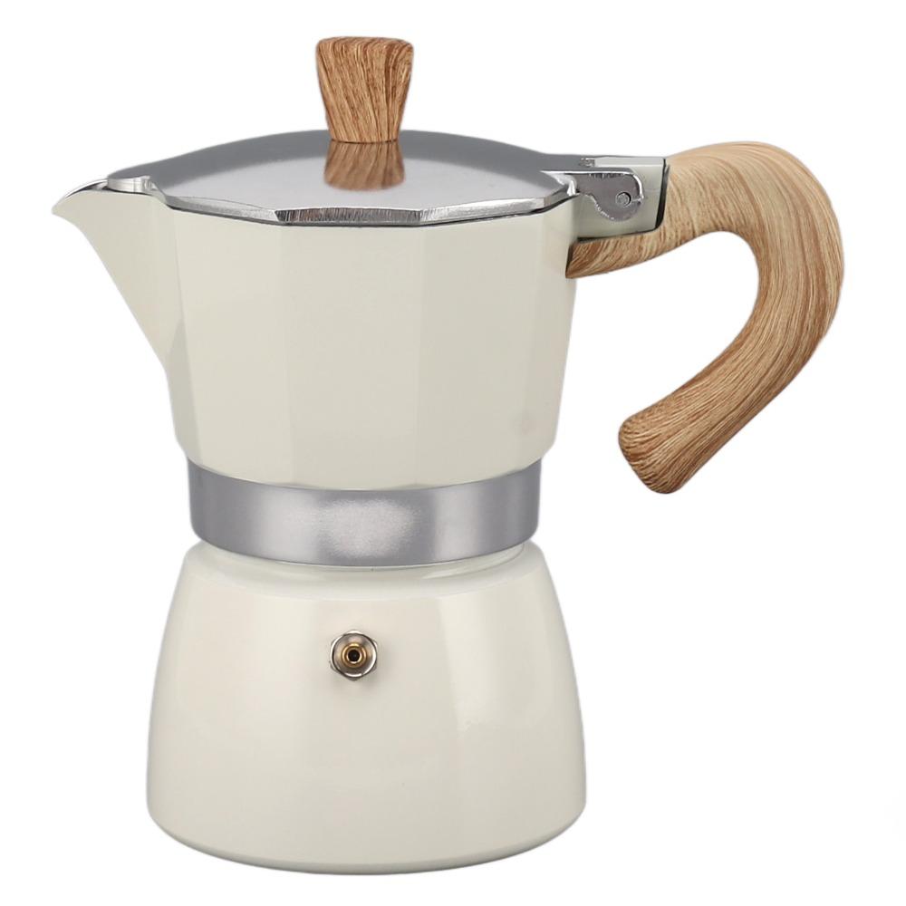 Aluminum Italian Coffee Maker 3 Cup/6 Cup Stovetop Espresso Maker Moka Coffee Pot Home Use