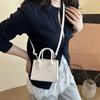 Popular Popular Small Bag 2025 Summer New Women's Bag Versatile Messenger Bag Crocodile Texture Portable Small Square Bag