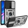 Чехол для Xiaomi Redmi 9 Чехол Redmi 9 Чехол Redmi 9 Prime Магнитное кольцо-держатель Бронированный чехол для телефона Защита камеры сдвижной задняя крышка