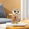 Vivid Owl Statue Cute Desktop Ornament Micro Landscape Bird Miniature Figurine  Home