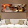 40*120cm Large Size Red Black Flame Cloud Abstract Wall Picture Oil Painting for Living Room Canvas Modern Art Poster And Print