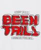 Футболка BEENTRILL Bny с винтажным логотипом (белый)