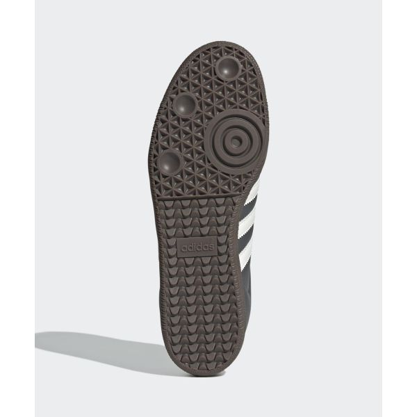 adidas Кроссовки унисекс Samba OG серые, основные белые, с резиновой подошвой, серые-пять JR0913