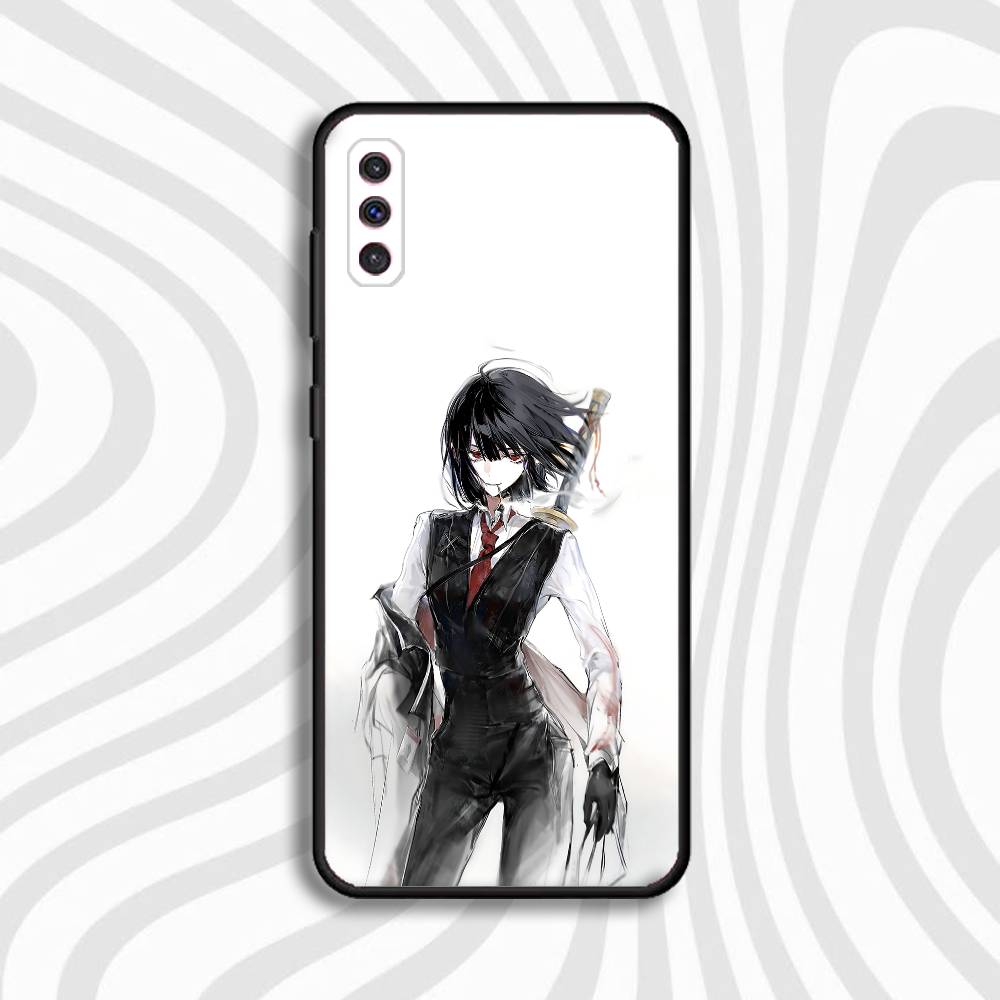 L-Limbus Company Ryoshu Phone Case For Samsung S10,S21,FE,S21,Note 20,S26,S25,S24,S23,Ultra,S9,S22,Plus Soft Silicone Black Case