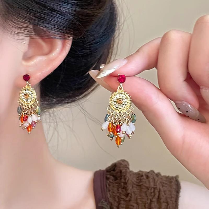 Вайб острой девчонки: 2025 Милые и Крутые Нишевые Серьги-кисточки - Шикарный и Стройнящий Длинный Дизайн