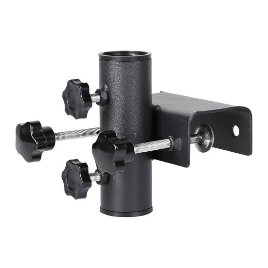 Outdoor Patio Umbrella Clamp Adjustable Yard Market Umbrella Holder Stand Railing Fence Chair Bench Deck Tailgates Umbrella Mount Fixing Clip