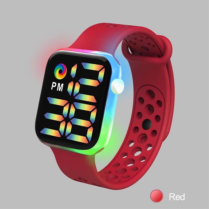30M Waterproof LED Color Unisex Digital Watch