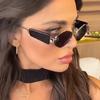 Модные шестиугольные солнцезащитные очки женские Дизайн люксового бренда Уникальные многоугольные солнцезащитные очки мужские Винтажные очки с маленькой оправой Солнцезащитные очки