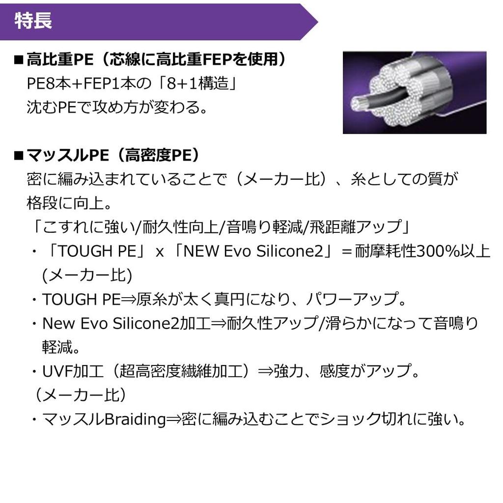 Daiwa PE Line UVF PE Dura Heavy Light Purple X8+1+Si2 0.6-200