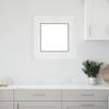 Basement Window RISOR 50 x 50 cm PVC and Glass White