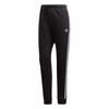 Originals Regular Tapered Cuff Striped Comfortable Casual Moisture-Wicking Durable Knitted Sports Pants Women Pants Black DH3123