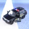 1/36 масштаб Land Rover Range Rover Police SUV, игрушечный автомобиль из сплава, литая под давлением модель автомобиля, игрушка с откатом для детей, подарки, коллекция игрушек