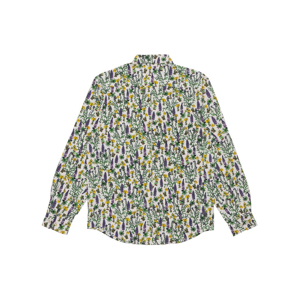 Nike Dri-Fit ACG UV рубашка с длинным рукавом и цветочным принтом, мужские топы, зеленые DN3942-072