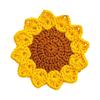 Handmade Crochet Flower Coasters Heat Resistant Mug Mat Creative Trivet Mats  Coffee Cup Use