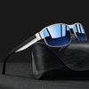Fashion Vintage Square Metal Frame Sunglasses Men Women Fishing Driving Man Luxury Brand Designer Sun Glasses UV400 Eyewear