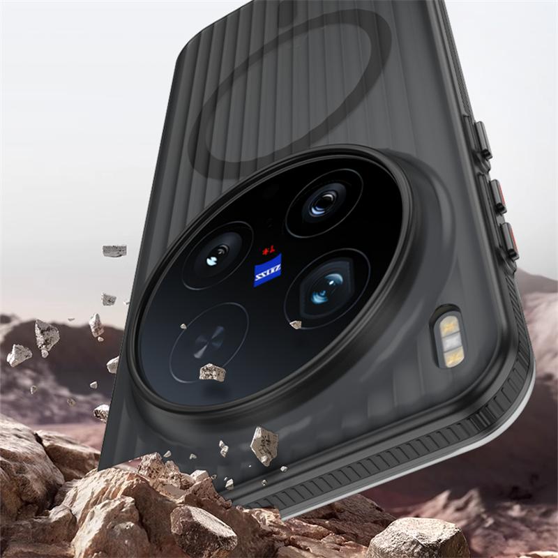 Для VIVO X300 Ultra Чехол Жесткий ПК Прозрачный Магнитный MagSafe Противоскользящая Защитная Задняя Крышка Для VIVO X300S X300Pro Корпус Телефона