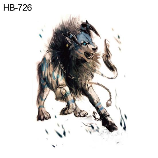 Прохладный Тигр Лев Дракон Рука Плечо Водонепроницаемая Временная Поддельная Татуировка Наклейка