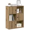 VidaXL Bookcase Artisan Oak 60x24x76.5 Cm Engineered Wood, Bookshelf, Storage Rack, Support At 860390