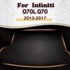 Car Trunk Mat for Infiniti Q70L Q70 Hybrid/Non-hybrid 2013 2014 2015 - 2017 Cargo Liner Carpet Interior Parts Accessories