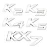 3D Металл K2 K3 K4 K5 KX7 Буквы Задний Багажник Багажник Эмблема Значок Наклейка Для Автомобиля Стайлинг Аксессуары