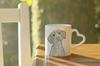 Basset Fauve de Bretagne, Fawn Brittany Basset - cup with a dog, adorable cup with a heart-shaped handle, universal gift from the Art-Dog brand