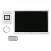 15" 1280 * 800 HD Screen Digital Photo Frame Alarm Clock Movie Player (White)