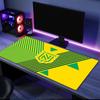Fc Nantes Crest Design mouse pad, rubber base, esports desk mat, mouse pad for gamers and office use, gaming desk , easy to clean mat