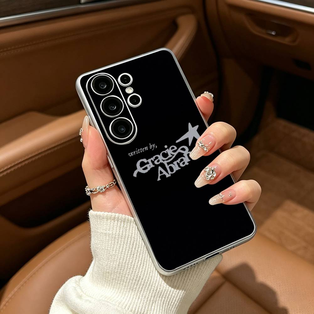 Поп-певица-Gracie-A- Abrams Прозрачный чехол для телефона для Samsung S25, S24, S21, S22, S23, S30, Ultra, S20, Plus, FE, Lite