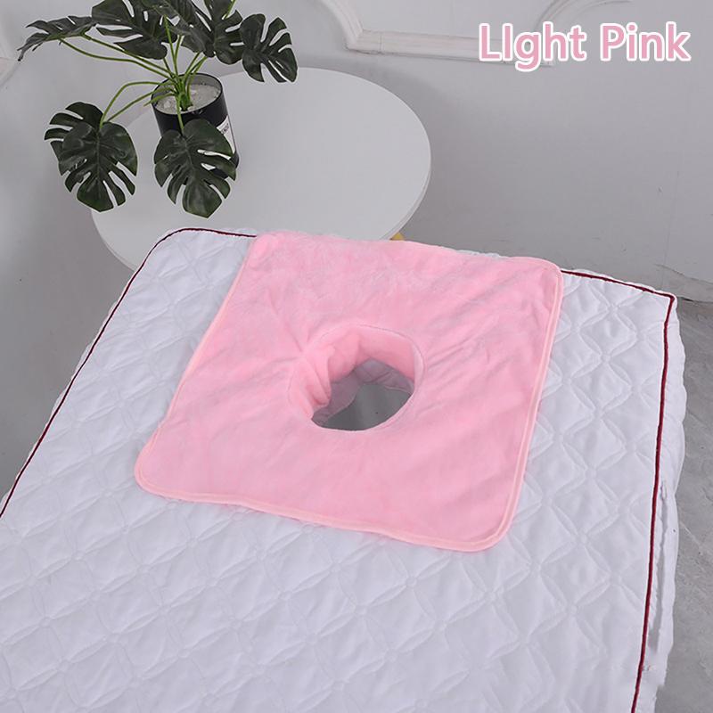 35*35 Cm Thickened Beauty Spa Massage Table Planking Face Towel With Hole Bed Bandana