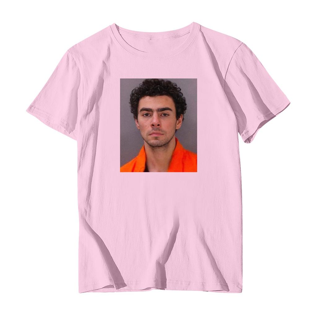 Повседневная модная спортивная футболка с круглым вырезом и принтом унисекс с коротким рукавом