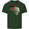 Curled Kenya Flag Kenyan Day Football Unisexs Light Cotton Tshirt