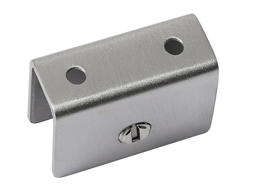 Полукруглый квадратный зажим для стекла из нержавеющей стали, кронштейн для полки