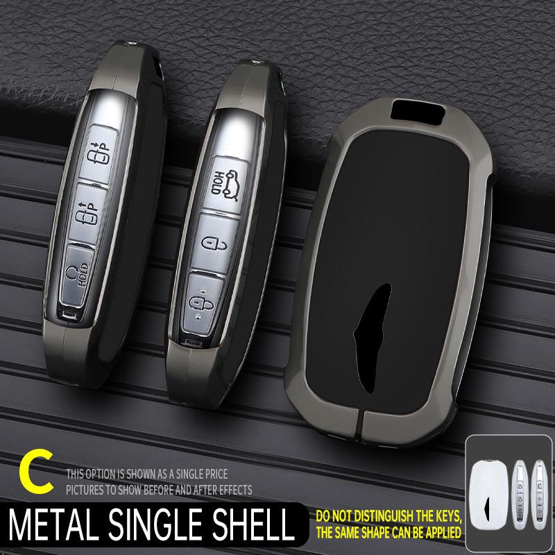 Genesis C Model Мужская кожаная ключница - Минималистичный высококлассный брелок-подвеска