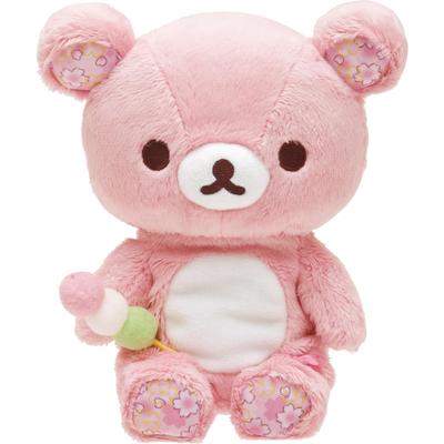 San-X Rilakkuma «Плюшевая игрушка на тему сакуры» Коллекционная сидячая плюшевая игрушка Rilakkuma MV22601 Размер: приблизительно. В170 x Ш155 x Г90 мм