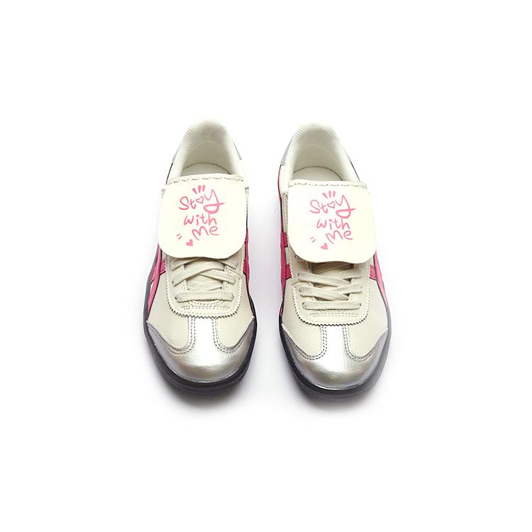 ONITSUKA TIGER Tokuten Скользкие Нескользящие Низкие Кеды для Скейтборда Унисекс Серебристо-Розовые 1183B938-100(Команда15-)
