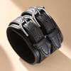 Fashionable and Popular Men Buckle Decor Bracelet PU for Jewelry Gift and for a Stylish Look