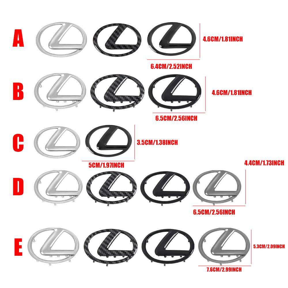 ABS Car Steering Wheel Logo Emblem Sticker Decals Buckle For Lexus LS GS GS300 GS350 GS400 GS430 GS460 GS450h GS300h Accessories