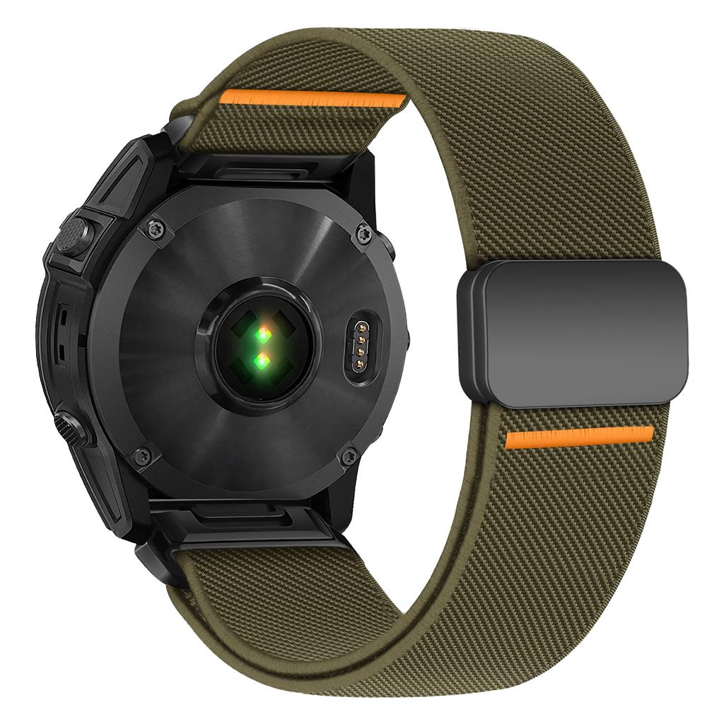 Магнитный нейлоновый ремешок для Garmin Fenix 8 7 Pro 7S 6X 6 5Plus Venu 3 Tactix 7 браслет correa Fenix 8 7x 26мм 22мм Quick Fit ремешок