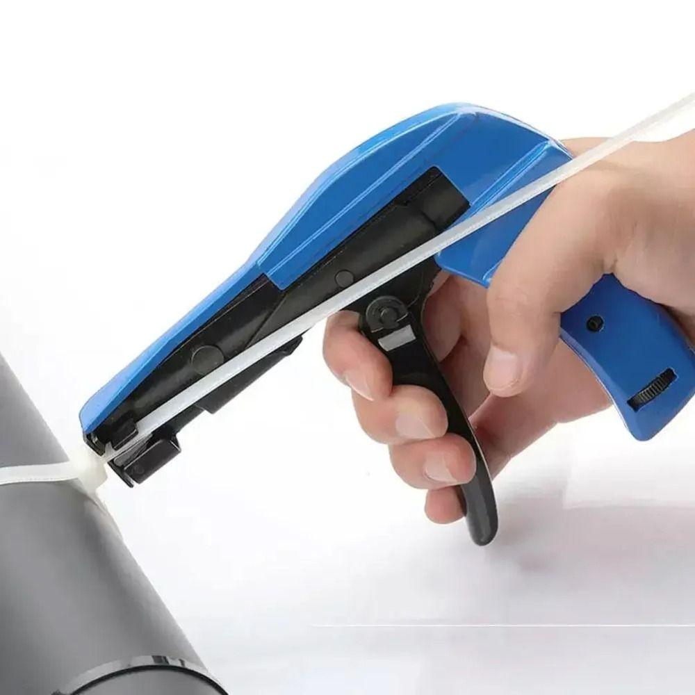 Ergonomic Nylon Zip Tie Pliers Labor Saving Alloy Cable Tie Tool Quick Tighten Efficient Flush Cut Zip Tie Tool