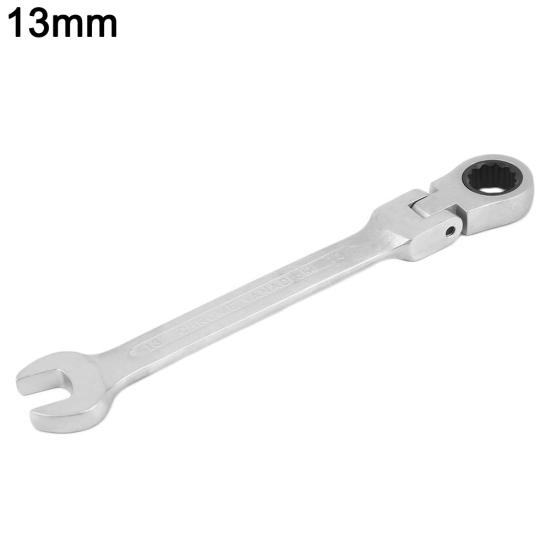 8mm-19mm 180 Degree Reversible Combination Movable Head Ratchet Wrench Socket Spanner
