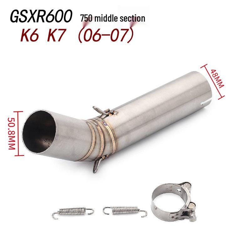 Средняя часть выхлопной системы для мотоциклов GSR750, GSXR600, GSXR1000 K5-K9