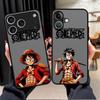 Аниме One Piece Луффи Крутой Чехол для iPhone 17 Pro Max 14 11 XS XR 13 Mini 16 Plus 12 15 Air 7 8 SE Funda Задняя Крышка Телефона