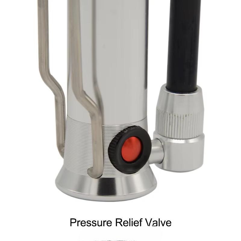 Mini Aluminum Bike Pump 100 PSI Hand Air Inflator For Cycling Frames Portable With Presta